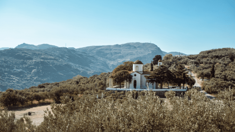 Ancient church on Crete