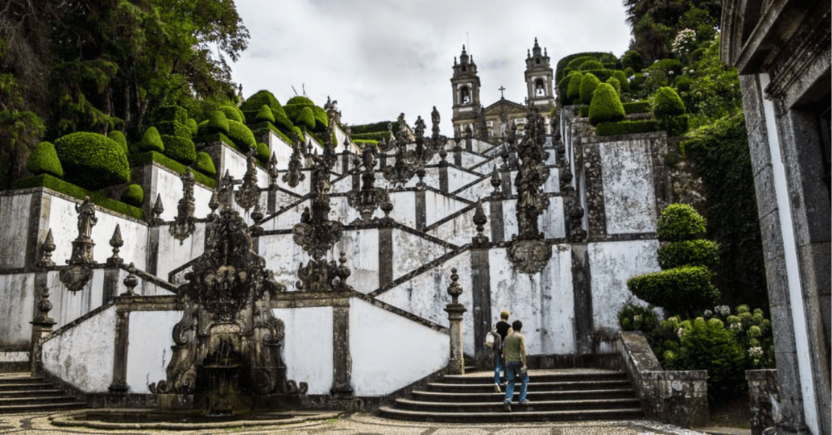 Bom Jesus do Monte Catholic shrine in Braga Portugal