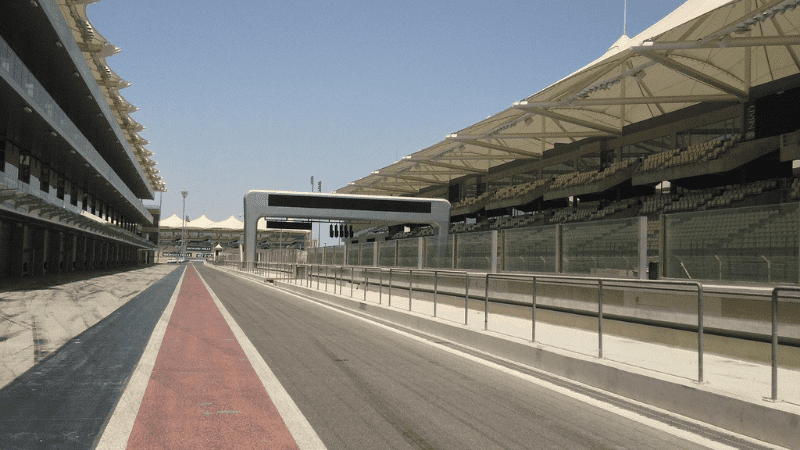 Racetrack at Yas Marina Circuit