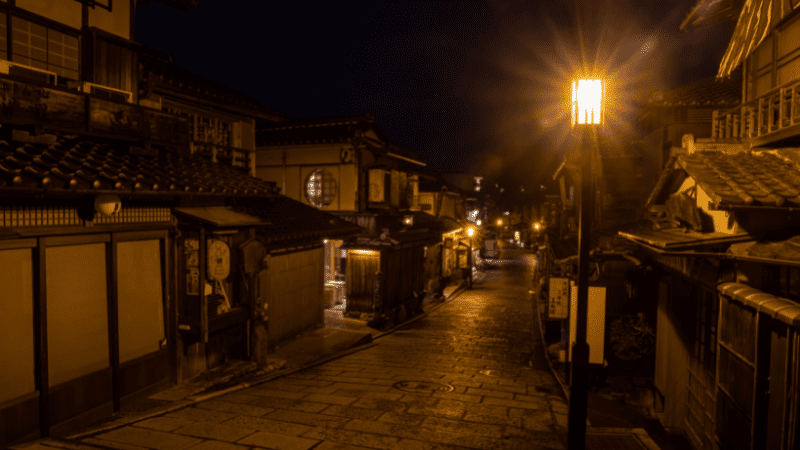 Kyoto at night