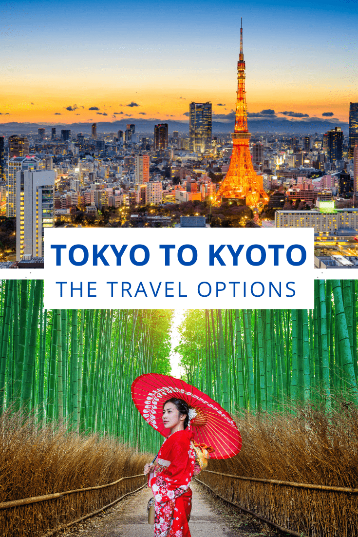 tokyo to kyoto travel options