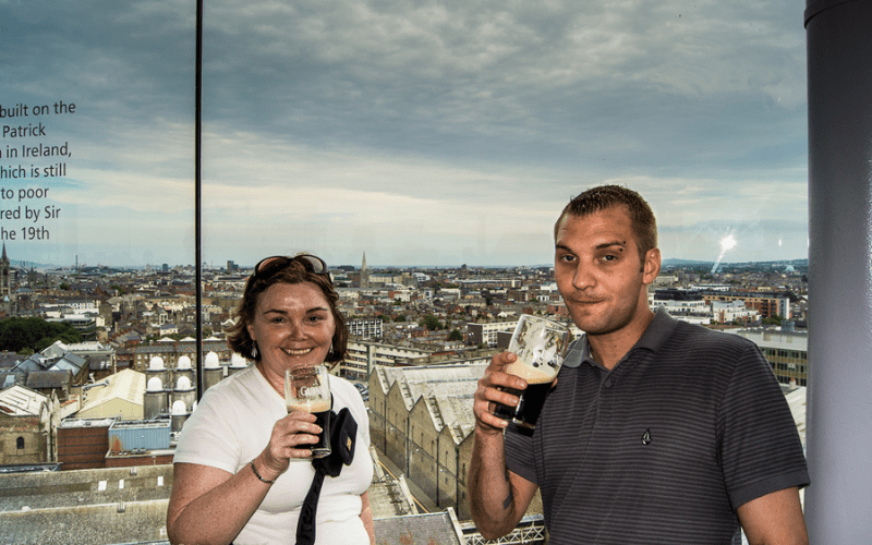 Atop Guinness Storehouse, one of the best things to do in Dublin