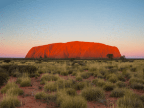 Uluru, also known as Ayers Rock, is a UNESCO world heritage site in Australia