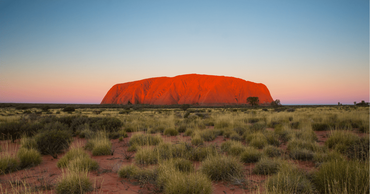 Uluru, also known as Ayers Rock, is a UNESCO world heritage site in Australia