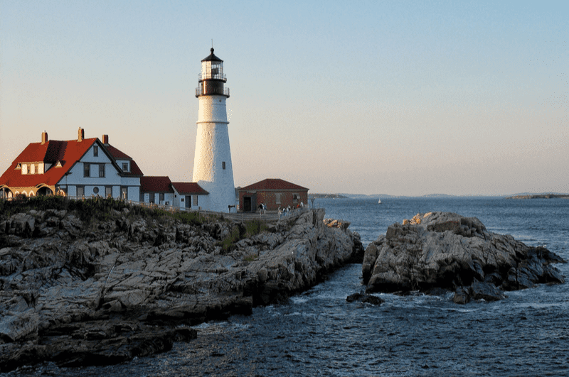 Lighthouse in New England