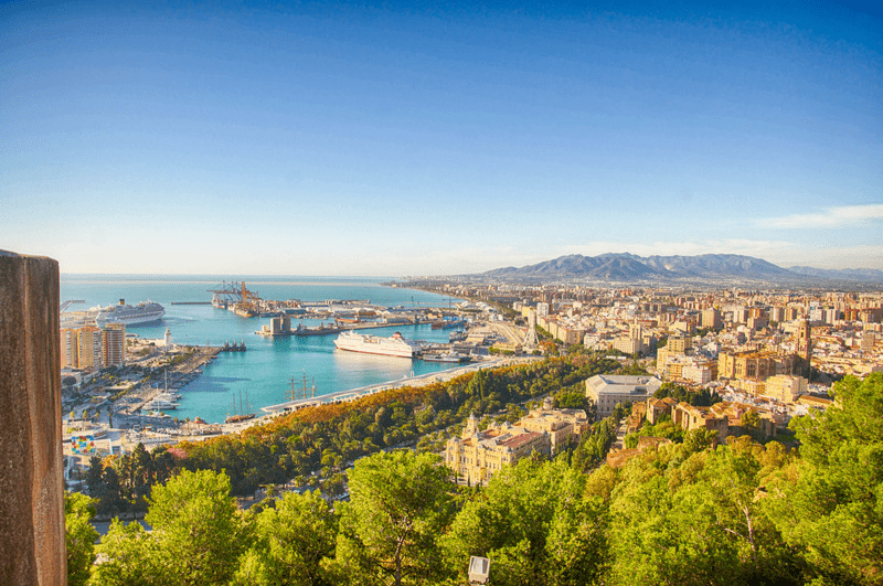 Cityscape, Malaga Spain