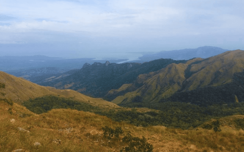 Vista of mountains in Panama