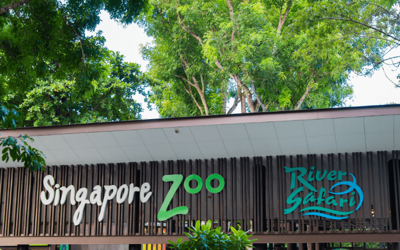 singapore zoo sign