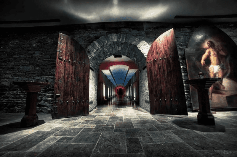 Passageway in the New York Catacombs