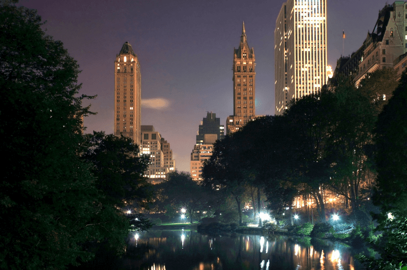 Central Park after dark