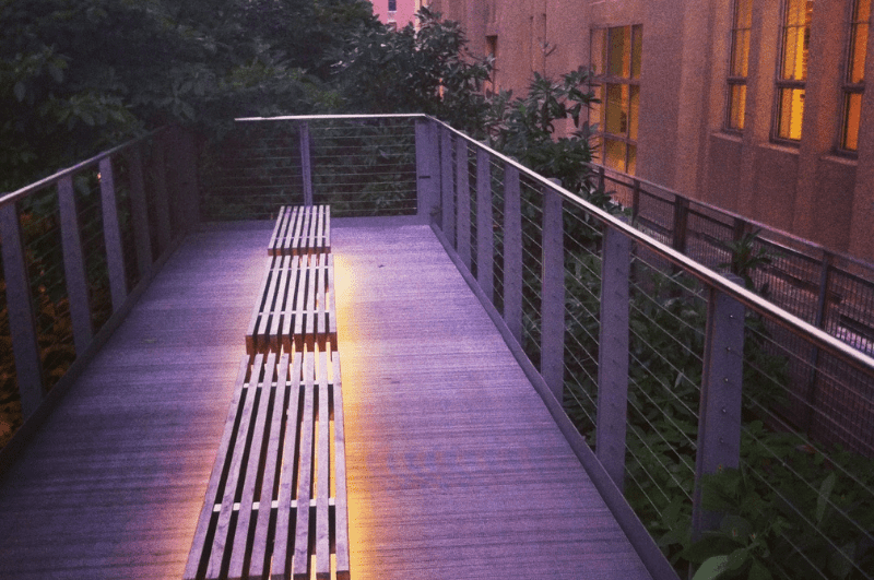 Benches at NYC High Line