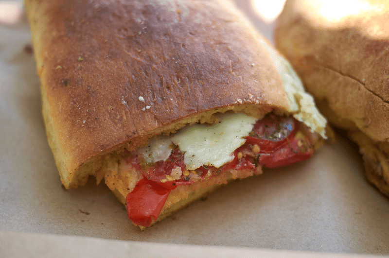 pani cunzatu Sicilian street food