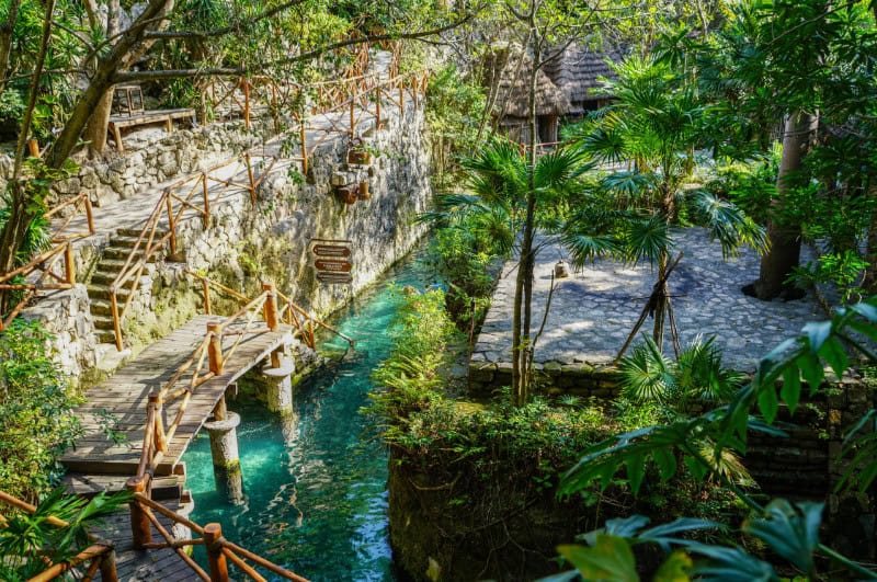 Xcaret Park on Riviera Maya Mexico