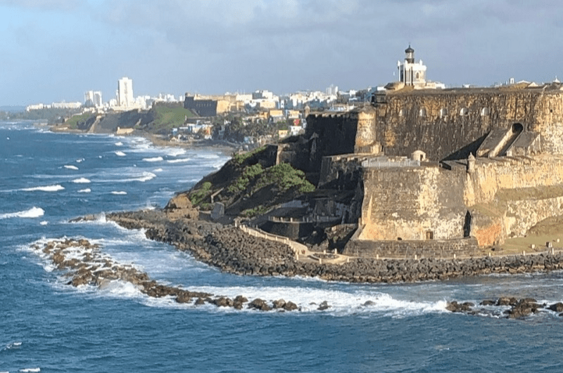 San Juan fort and city, one of the best warm winter destinations in the US
