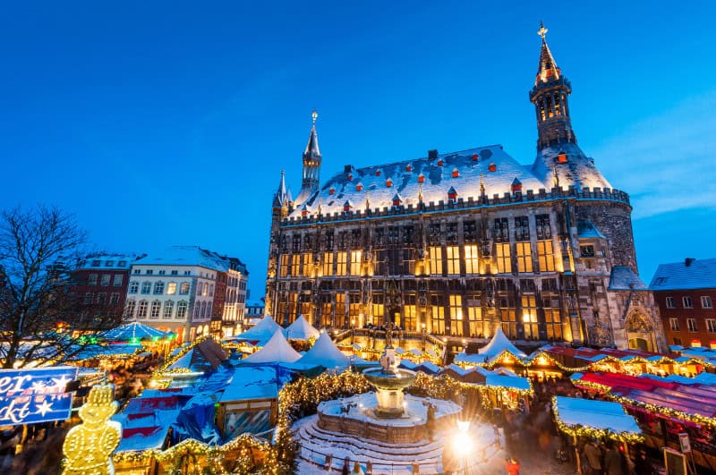 Christmas market in Aachen Germany