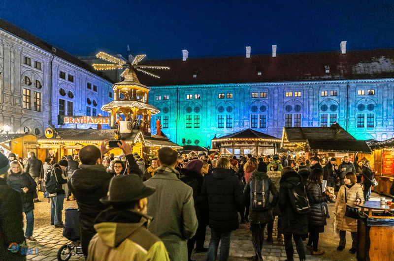 Christmas market in Munich Germany