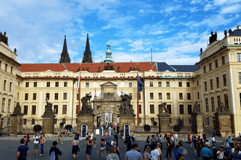 Front of Prague Castle