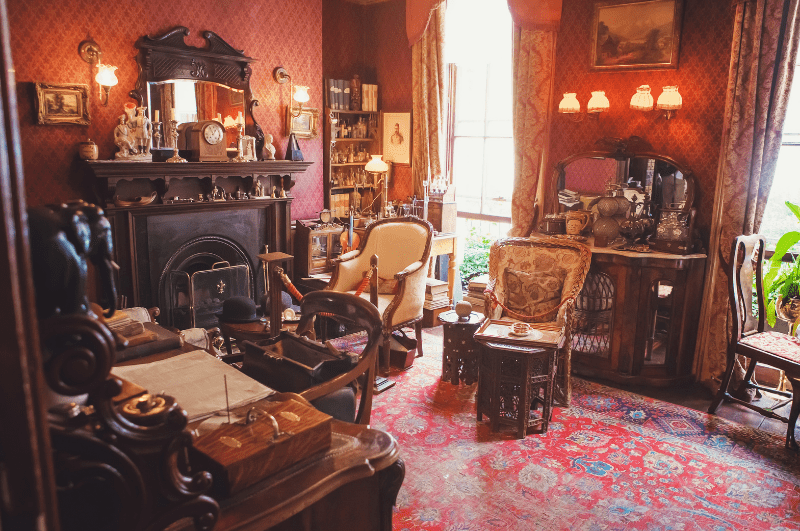 Sherlock Holmes' living room