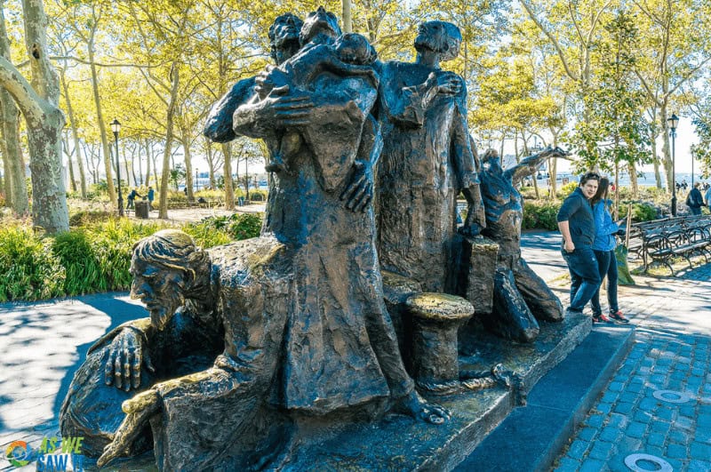 A statue in Battery Park New York City