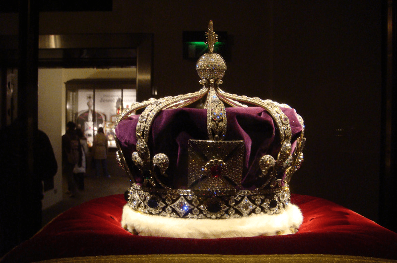 British Royal Crown Jewels - one of the must-sees at the Tower of London