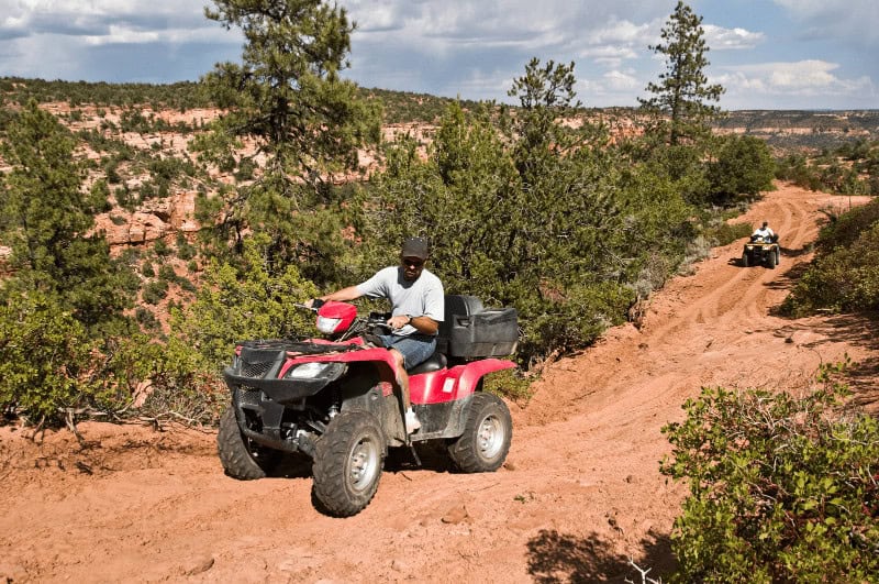 People on ATVs in Baja California