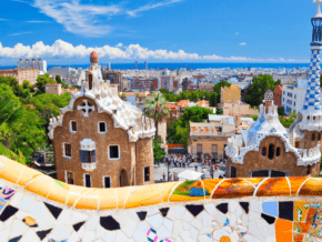 Details of Parc Guell, perfect for one day in barcelona from cruise ship.
