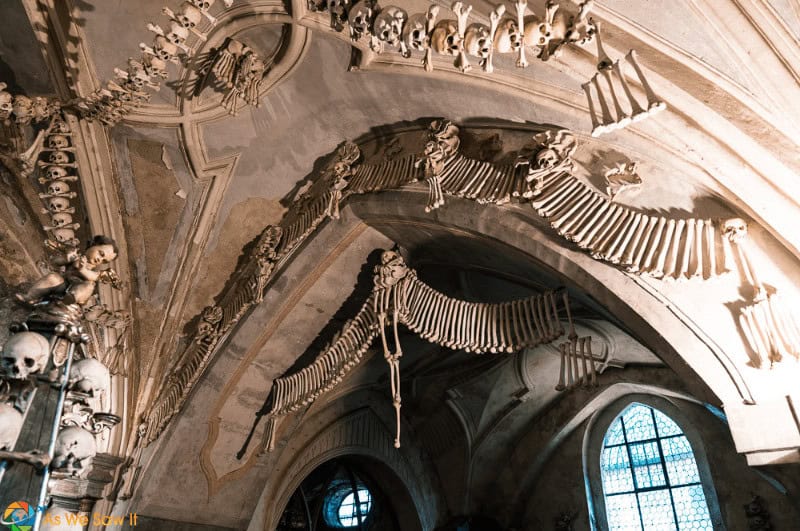 bones in Sedlec Ossuary