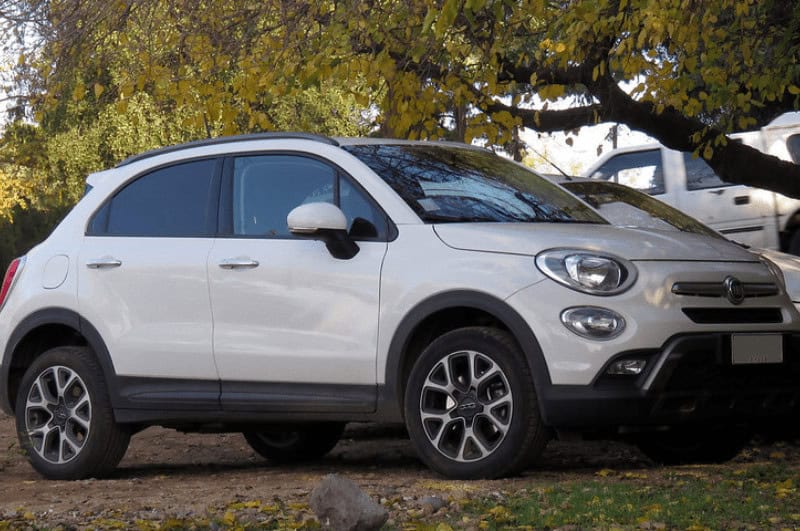 White Fiat 500x