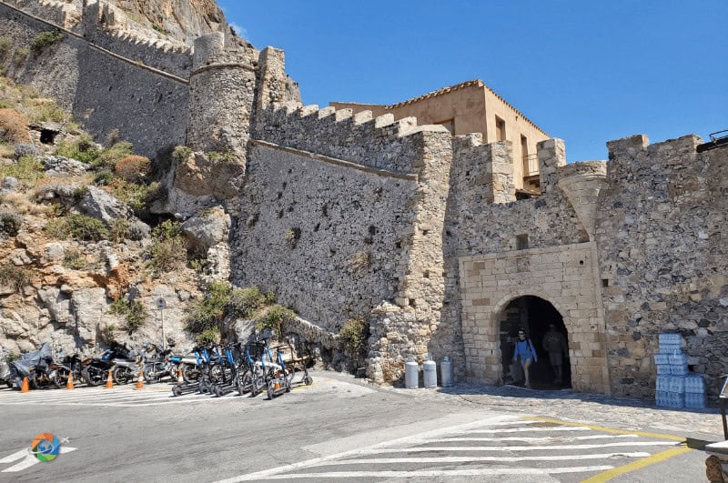 Entrance to the walled town of Monemvasia