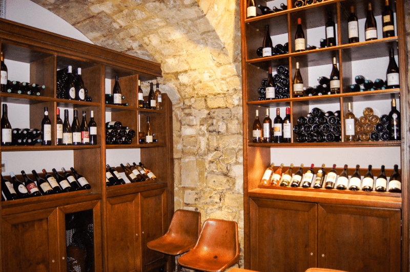 Wine shop in Paris