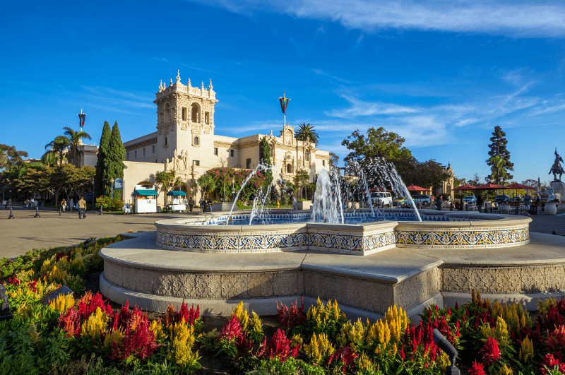 Castle in San Diego's Balboa park