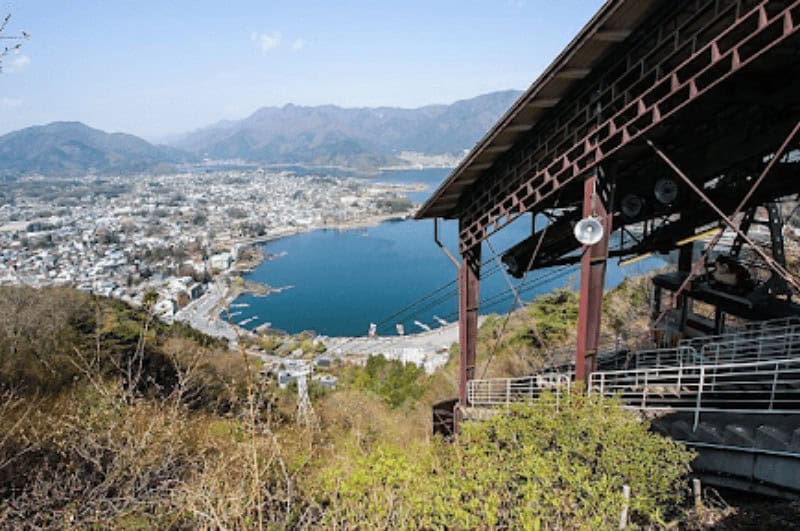 View of a lake from Kachi Kachi Ropeway