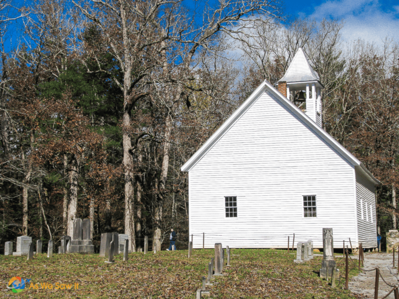 Cades Cove Primitive Baptist Church building and cemetery