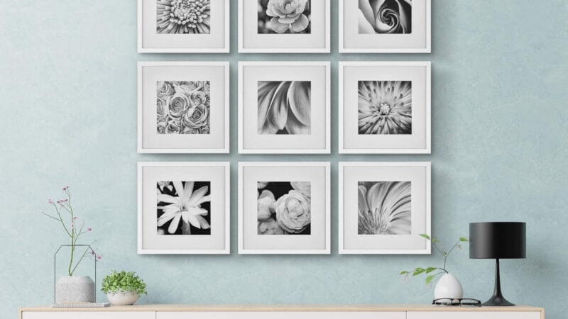 A travel photo gallery wall, one of the most creative ways to display travel photos