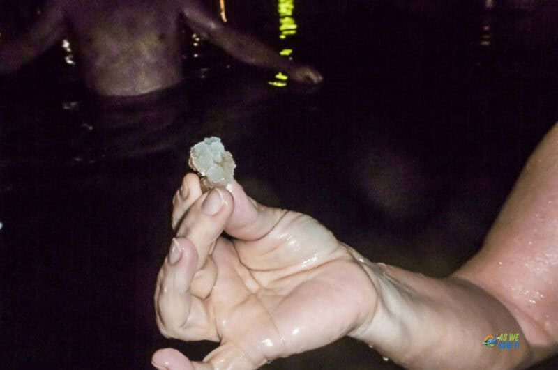 Dead Sea salt crystals