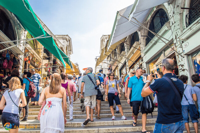 It's hard to avoid the tourist crowds in Venice