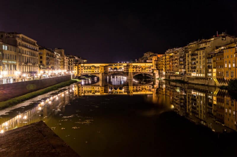 Ponte Vecchio at night