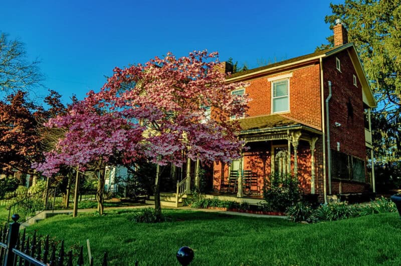 Welty House in Gettysburg, Pennsylvania, one of the most haunted hotels in America