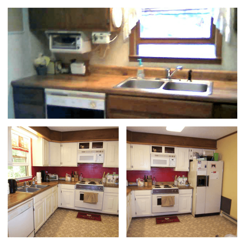 1970s itchen update before & after