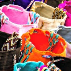 Wayuu bags are a typical Cartagena souvenir