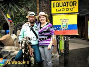 Ecuador lies on the equator and has the real equator line monuments to prove it ... but there's one thing about Mitad del Mundo that nobody wants to talk about.