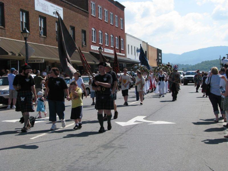 Franklin NC Tartan Parade