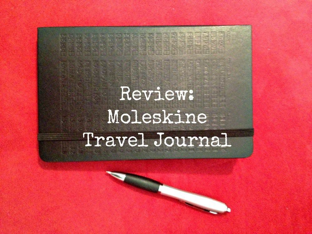 Cover of Moleskine travel journal