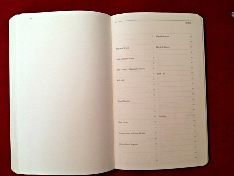 Review of the Moleskine Travel Journal