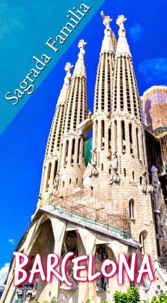 Sagrada Familia by Gaudi in Barcelona