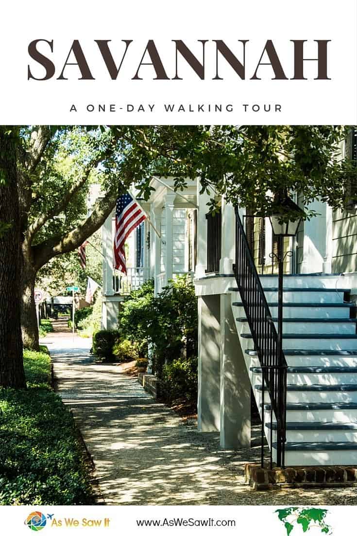 walking tours in savannah georgia