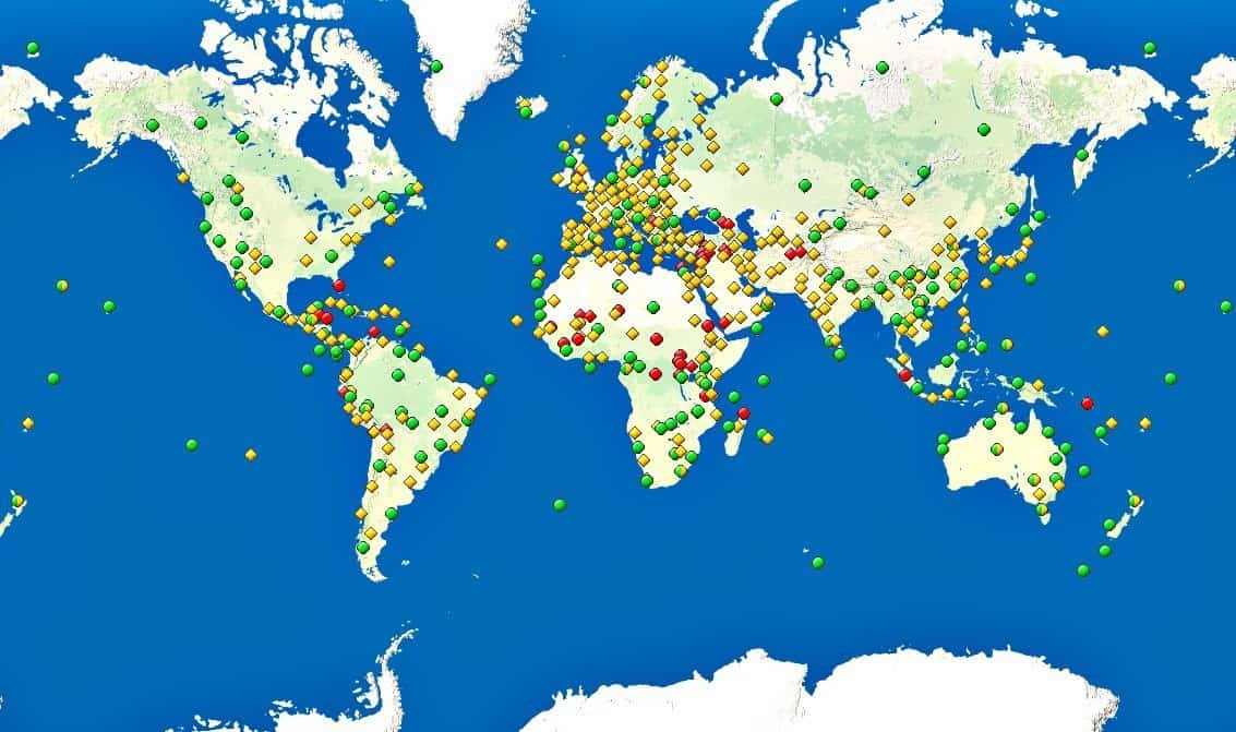 UNESCO map 2015