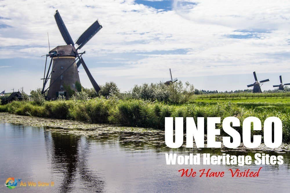 Kinderdijk windmills, one of the UNESCO sites we have visited