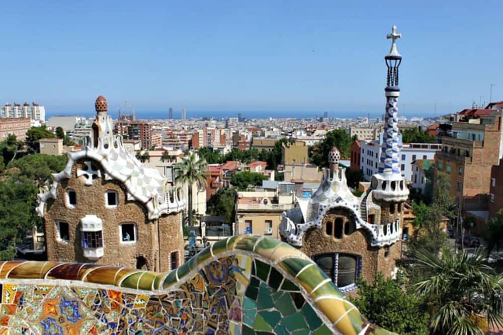 View of Park Guell, Barcelona
