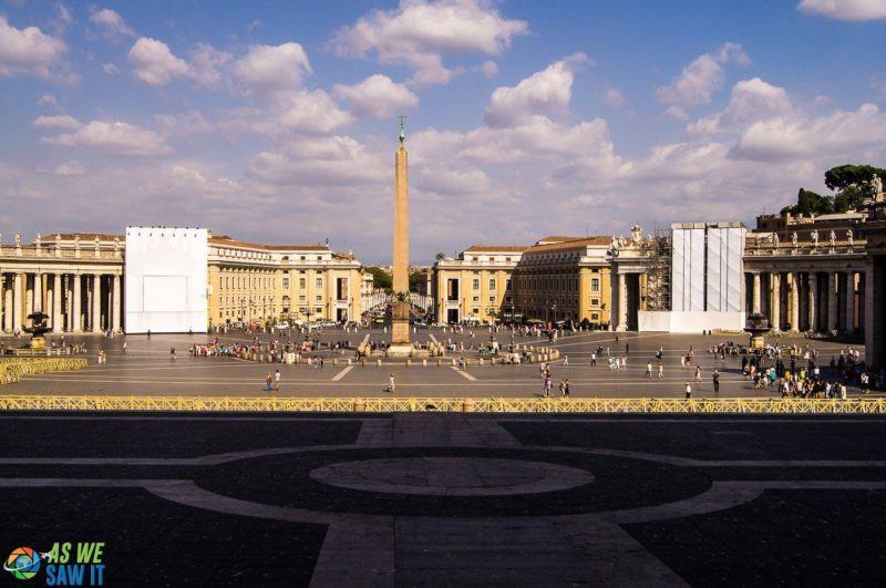 St. Peter's Square tops our list of things to see in Vatican City. You really can't miss it anyway.